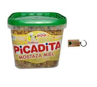 Cubo Churruca Picadita Mostaza y Miel con llavero Deliex - Cubo de 1,5 kg - Cóctel de frutos secos