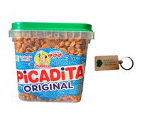 Cubo Churruca Picadita Original con llavero Deliex - Cubo de 1,5 kg - Cóctel de frutos secos