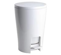 Cubo con pedal Diabolo (5 l, Blanco)