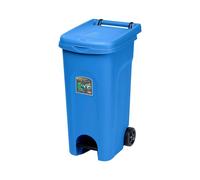 Cubo con Ruedas Urban Eco 80lt, Color Azul Stefanplast