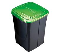 Cubo con Tapa 45 L ECOBIN con Tapa de Color Verde 36,5x36x51 cm