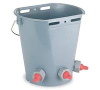 Cubo corderos 3 tetinas 8 litros - Gaun. Ideal para la Lactancia de corderos. Super Resistente.