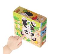 Cubo de 3D de Madera Juguete Educativo