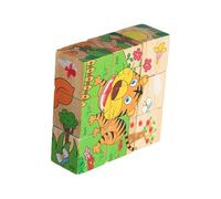 Cubo de 3D de Madera Juguete Educativo