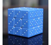Cubo de 3x3 con Braille - Juego de Rompecabezas Inclusivo - Cubo Mágico Original para Desafiar la Mente - Ideal para Niños 8+ y Personas con Discapacidad Visual (Negro)