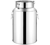 Cubo De Acero Inoxidable Extra Grueso para Almacenar Alimentos, Agua Y Leche, Enfriador De Latas, Cubo De Acero Inoxidable para Cocina, Cocina De Latas(28L)