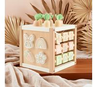 Cubo de actividades conejito Fine XXL madera | bieco