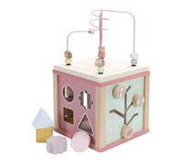 Cubo de actividades flores rosa Little Dutch