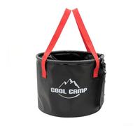 Cubo de agua plegable de 20 L para camping, pesca y aventuras al aire libre, diseño conveniente y ligero