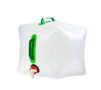 Cubo de agua plegable ligero con grifo, bolsas de almacenamiento a prueba de fugas, ahorro de espacio, bolsa plegable para exteriores