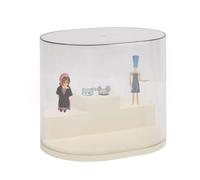 Cubo de Almacenamiento de Juguetes de Acrílico Transparente, Caja de Soporte de Exhibición de Figuras de Acción que Ahorra Espacio y Prueba de Polvo, Soporte de Estante Organizador