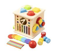 Cubo De Aprendizaje - 8 En 1 Juguete Educativo Y Desarrollo De Madera | Juguete Cubo De Juego | para Cumpleaños Niñas Niños De 1 A 6 Años Escuela Sala De Juego Clase Casa