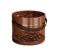 Cubo de baño de pies de madera - Reductor del estrés Barril | de madera para pies Spa Bowl - Para mujeres mayores, ancianos, padres y madres