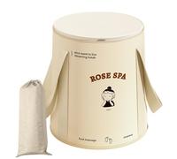 Cubo de baño portátil para pies - Bolsa de spa plegable a prueba de fugas, lavabo duradero de gran capacidad, diseño plegable universal | Baño terapéutico para alivio después de la caminata