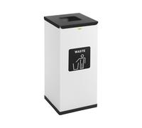 Cubo de basura - 60 L - blanco - etiqueta para otros residuos | ulsonix