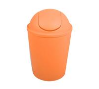 MSV Cubo de basura ako 5,5l con tapa abatible naranja, 5,5 L