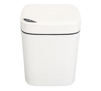Cubo de basura automático con sensor de movimiento a prueba de agua, con pilas, 12 l, ahorra espacio con tapa para el salón