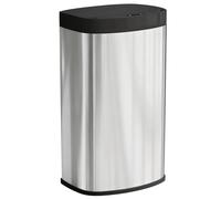 Cubo de basura automático para cocina HOMCOM de 55L, tapa de cierre suave, sensor de movimiento sin contacto, carga