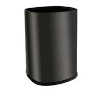 Cubo de basura Bote de Basura de Acero Inoxidable sin Tapa, Bote de Basura con Tapa Abierta, Bote de Basura Simple y Moderno de 8/12/15 litros con Cubo Interior for Sala de Estar, Dormitorio, Oficina