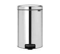 Cubo de basura BRABANTIA Pedal 20 litros (Acero inoxidable brillante)