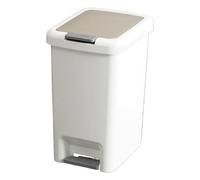 Cubo de basura Can with Lid, Soft Close Trash Bin, Home Supplies Can, Odor Protection Trash Bin, Ergonomic Odor Protection Home Supplies Trash Bins for Bathroom & Living Room