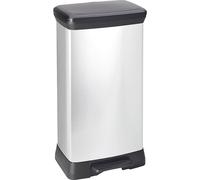 Cubo de basura con pedal DECOBIN, rectangular capacidad 50 l, H x A x P 730 x 395 x 292 mm