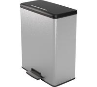 Cubo de basura con pedal Slim capacidad 2 x 26 l, H x A x P 622 x 300 x 496 mm