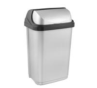 Cubo de basura con tapa giratoria Papelera Keeeper Rasmus de 25 litros