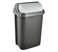 Cubo de basura con tapa giratoria Papelera Keeeper Rasmus de 25 litros