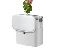 Cubo de basura con tapa para el compost de cocina, | de encimeras con función de control de olores, contenedor para cuarto de baño -dormitorio coche, bolsa de embalaje