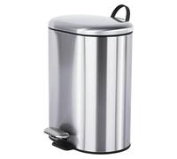 Cubo de basura de baño Essentials (5 l, Metal, Inox)