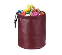 Cubo de basura de coche de 0,9 galones | Organizador de basura automático multiusos para basura y paraguas, para sedán, SUV, camión, interior de coche, conductor, viajero, viaje por carretera