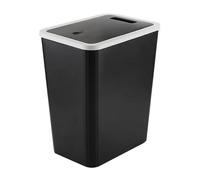 Cubo de basura de cocina a prueba de fugas, 13 litros, contenedor compacto para residuos domésticos para interiores, tapa de cierre suave + sellado para el conde