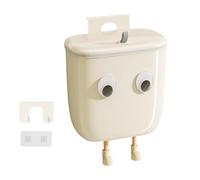 Cubo de basura de cocina | Cubo de basura de baño con tapa | lindo cubo de basura con ojos y piernas decoración para pared debajo del lavabo, dormitorio y baño