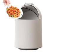 Cubo de basura de cocina - Cubo de basura de cocina con tapa deslizante, gran capacidad, contenedor de reciclaje resistente | Cubo de basura para el hogar, baño, armario, montaje en puerta, cubo de