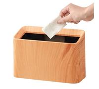 Cubo de basura de escritorio, cesta de basura de escritorio, soporte de basura para habitación | Easy Open Top Slim Stream Cubo de basura de escritorio de tela para oficina Cubo de basura de mesa |