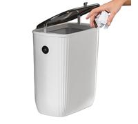 Cubo de basura de pared genérico - Papelera de pared con tapa para camping-Car | Suministros diarios para el hogar oficina esquina dormitorio | esquina puerta inodoro oficina espacio