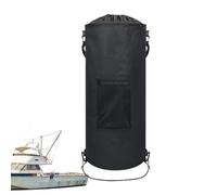 Cubo de basura de playa, bolsa de basura de camping, 41-57L impermeable plegable portátil con cordón para acampar y viajar