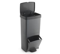 Cubo de Basura de Reciclaje Wellhome 70L Plástico 2 Aperturas