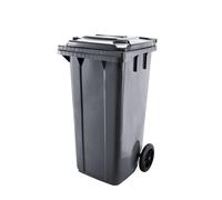 CUBO DE BASURA EXTERIOR 100 LITROS, CONTENEDOR DE BASURA 100L SOBRE RUEDAS 48...