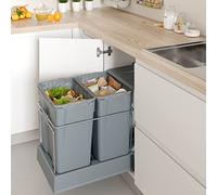 Cubo de basura extraíble de alta capacidad de ancho 384mm