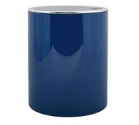 Cubo de basura msv "as kamaka" 6 litros de plastico en color azul electrico ø18,5 x 26 cm
