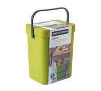 Perfetto Cubo de basura GINO para colgar, 5 l, plástico, musgo