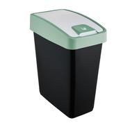 Cubo de basura Papelera con tapa a presión de 25l Keeeper Magne