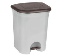 Cubo de basura Papelera de pedal con dos cubos extraíbles de 11L