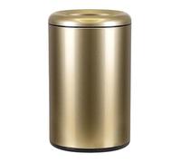 Cubo de Basura Papelera de reciclaje con parte superior abierta de 3,1 galones con filtros de olores, cesta de basura redonda moderna de acero inoxidable con anillo de presión y contenedor interior ex