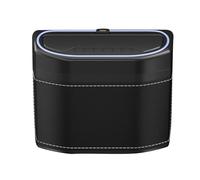 Cubo de basura para coche, basura de polvo de automóvil con peso ligero, almacenamiento de residuos resistente a los olores, organizador compacto resistente a fugas para vehículo RV Minivan Pick-up