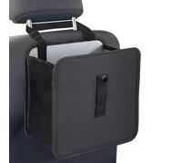 Cubo de Basura para Coche Colgante Contenedor de Basura Plegable Portátil Bolsa de Basura para Coche Impermeable A Prueba de Fugas Basura Caja para Automóvil, SUV, Camión, Minivan 12L (Negro)