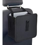 Cubo de Basura para Coche Colgante Contenedor de Basura Plegable Portátil Bolsa de Basura para Coche Impermeable A Prueba de Fugas Basura Caja para Automóvil, SUV, Camión, Minivan 7L (Negro)