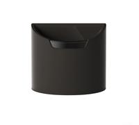 Cubo de basura para coche con forro extraíble impermeable, doble capa de ABS estable y diseño de cuero para bolsillo de almacenamiento delantero o instalación de asiento trasero (marrón)